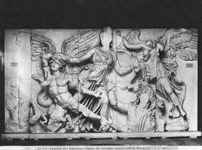 Copy of the great altar of Zeus and Athena, from Pergamon, c.180-160BC by Greek